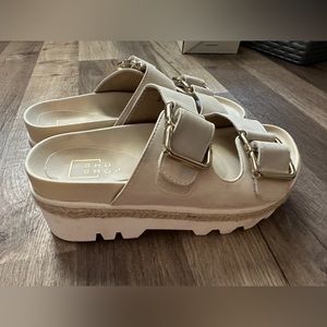 wanna be platform birkenstock sandals